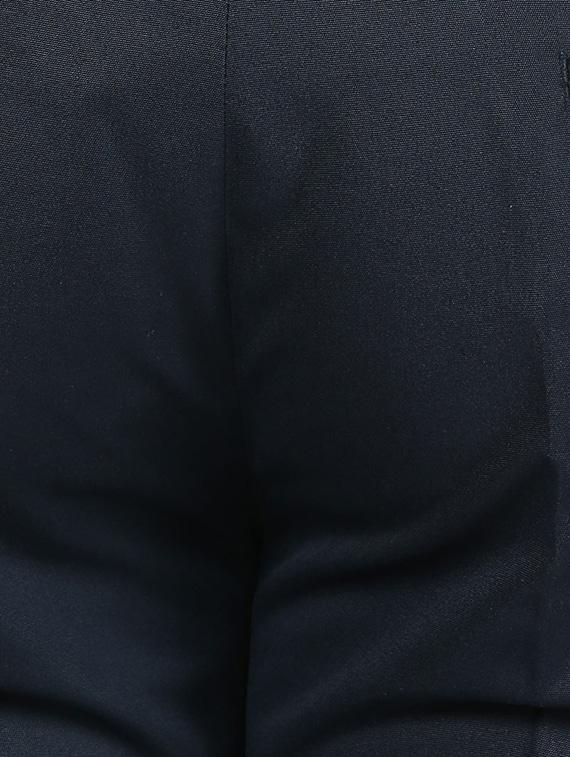 navy blue polyester blend flat front formal trouser - 15569418 - Zoom Image - 5