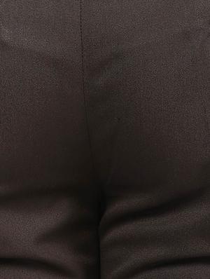 brown polyester blend flat front formal trouser - 15569420 - Standard Image - 5
