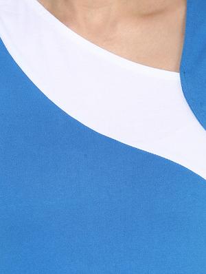 sleeveless contrast paneled dress - 15570083 - Standard Image - 5