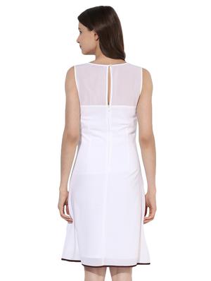 round neck floral printed a-line dress - 15570102 - Standard Image - 3