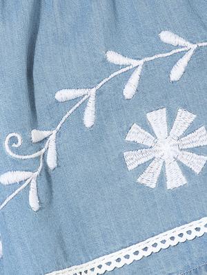 embroidered ruffle detailed dress - 15570136 - Standard Image - 5