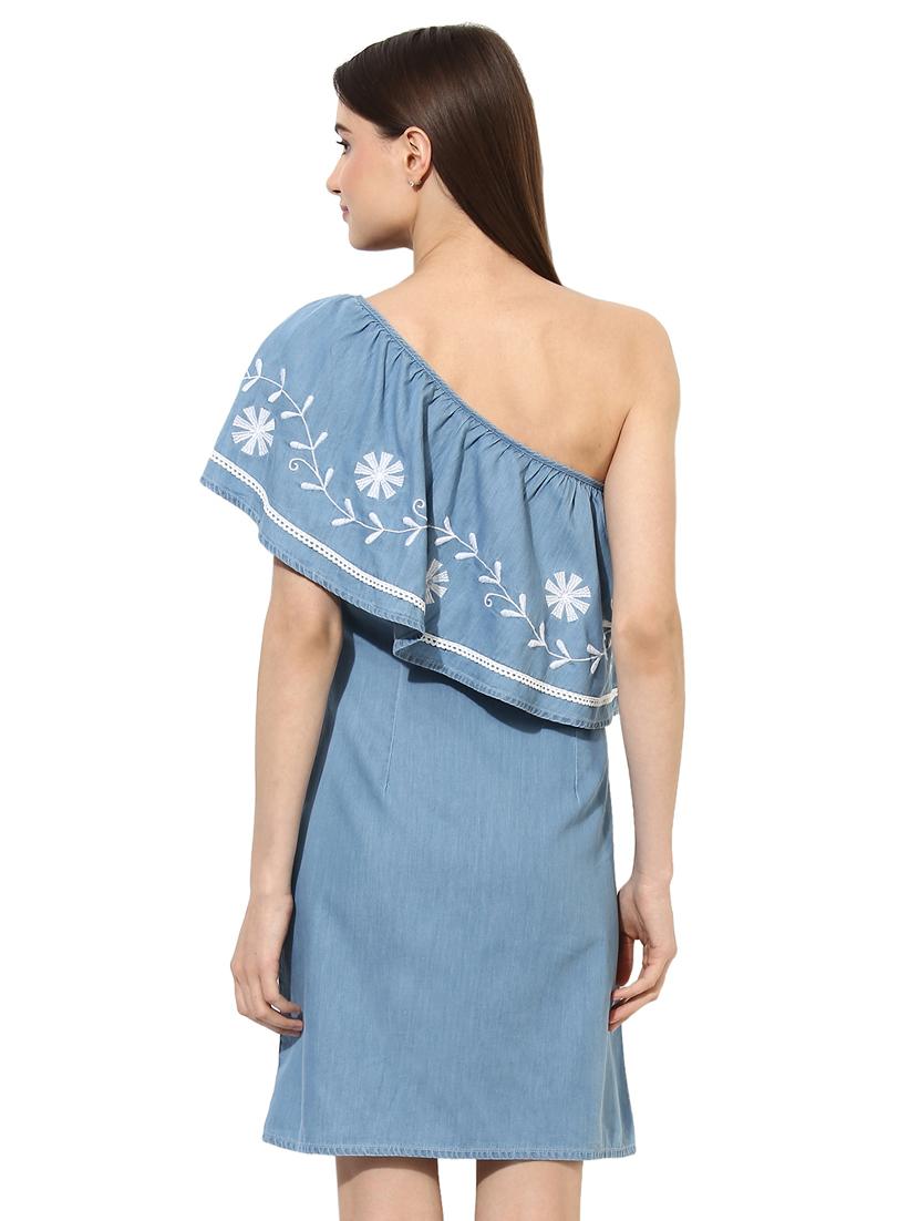 embroidered ruffle detailed dress - 15570136 - Zoom Image - 3