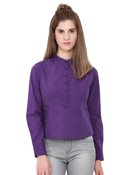 long sleeved buttoned detail top - 15570154 - Very Small Image - 1