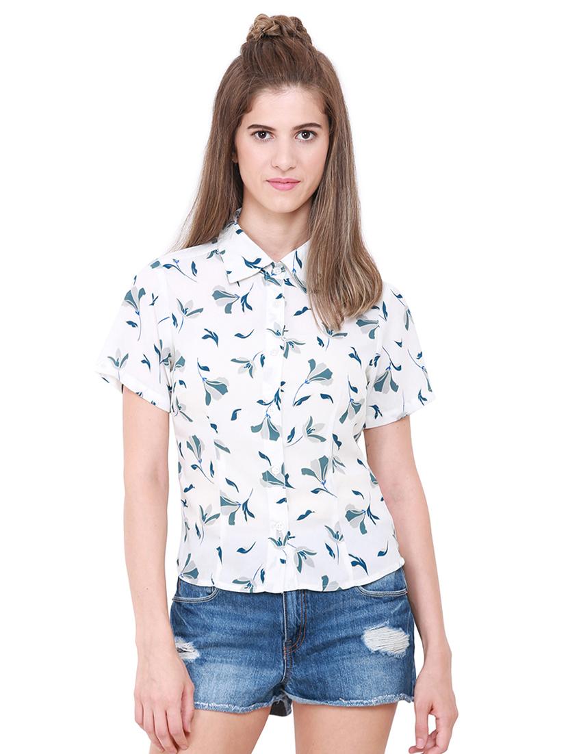 short sleeved printed shirt - 15570160 - Zoom Image - 1