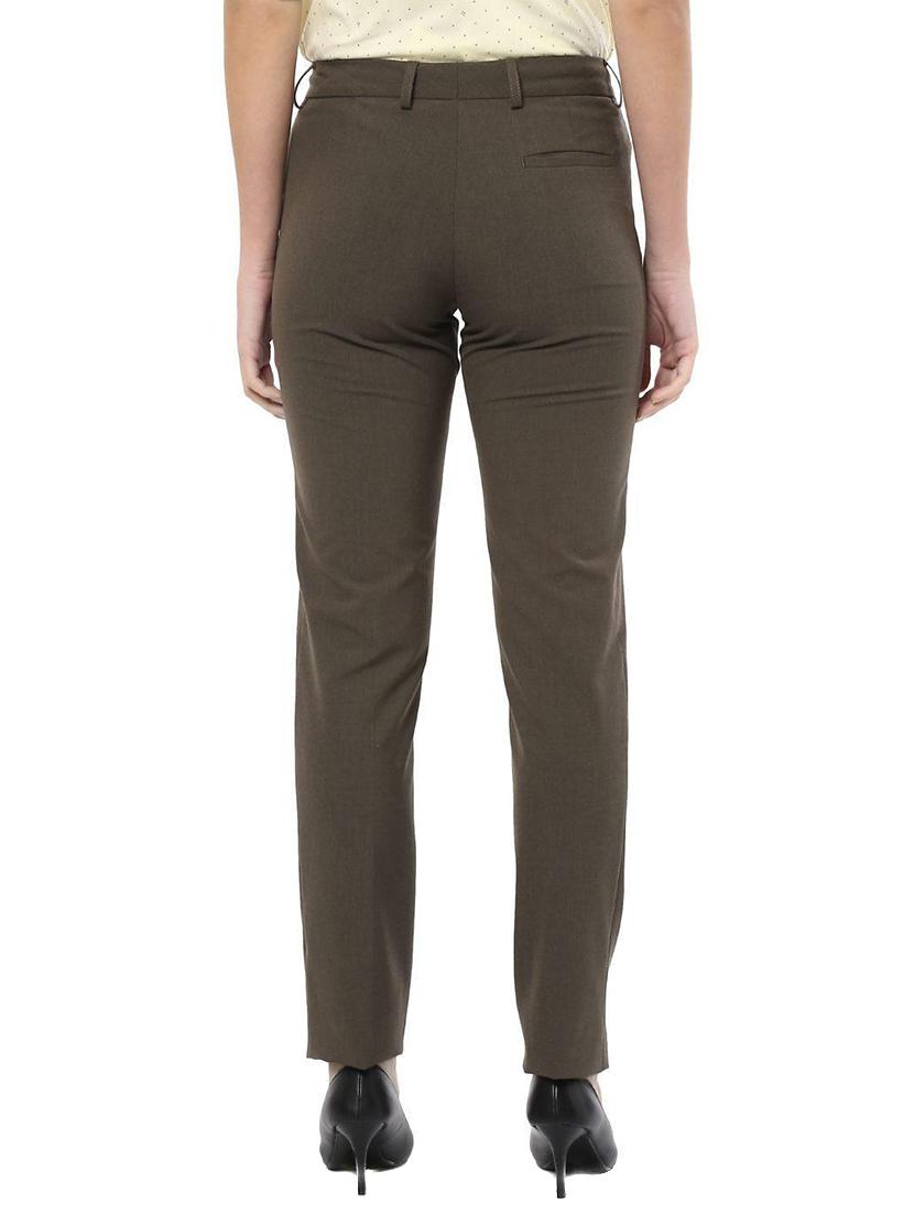 mid rise ankle length chinos - 15570198 - Zoom Image - 2