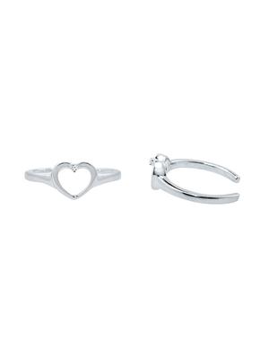 white silver body jewellery - 15571016 - Standard Image - 2