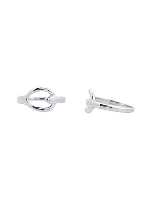 white silver body jewellery - 15571353 - Standard Image - 2
