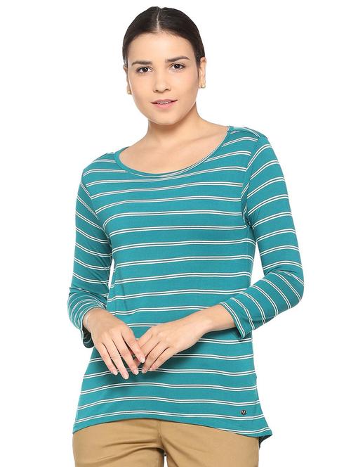 long sleeved striped tee - 15573053 - Standard Image - 1