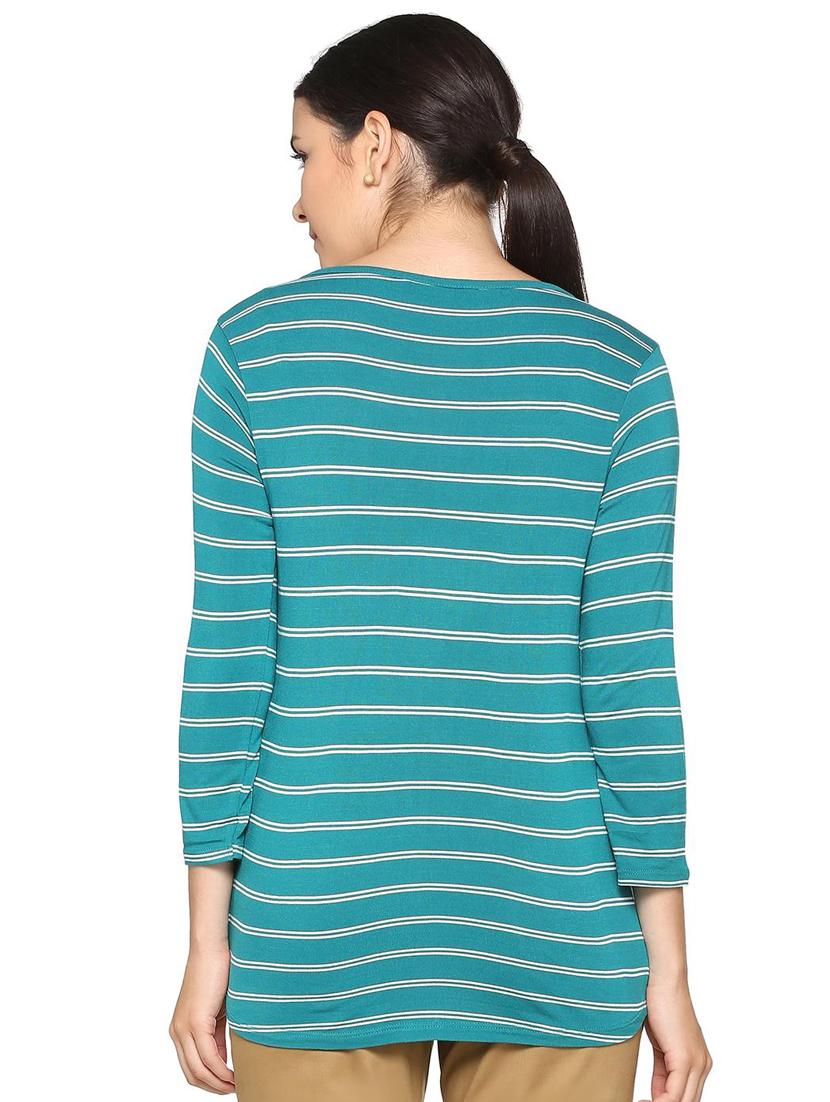 long sleeved striped tee - 15573053 - Zoom Image - 2