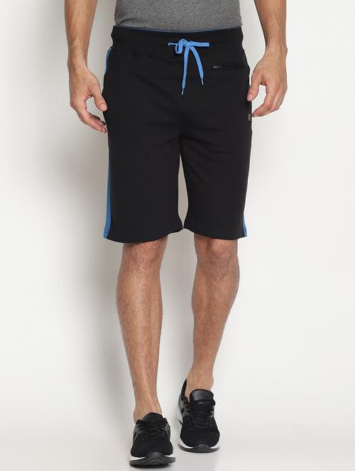 black cotton shorts - 15573964 - Standard Image - 1