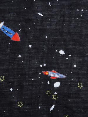 quirky print woolen stole - 15575298 - Standard Image - 3