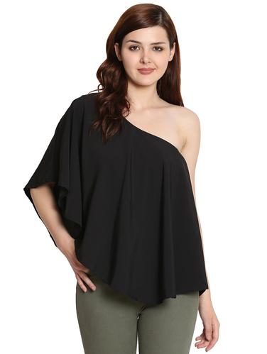 single shoulder flowy top - 15575913 - Very Small Image - 1