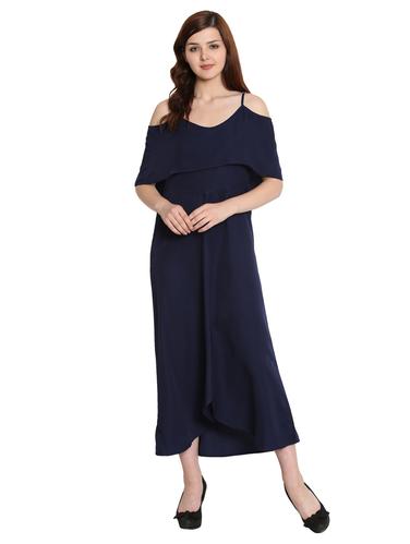 ruffled detail asymmetric dress - 15575933 - Very Small Image - 1