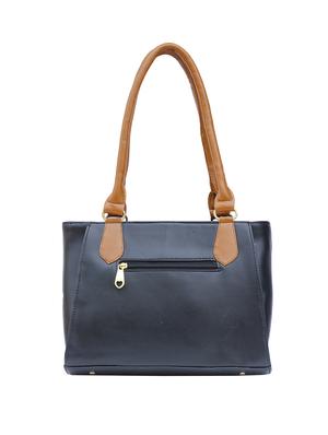 black leatherette (pu) regular handbag - 15576118 - Standard Image - 2