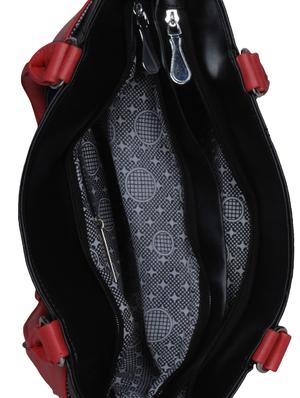 black leatherette (pu) regular handbag - 15576144 - Standard Image - 3