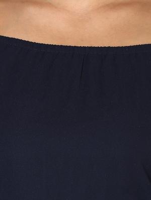 sheer sleeved detail off shoulder dress - 15576153 - Standard Image - 5