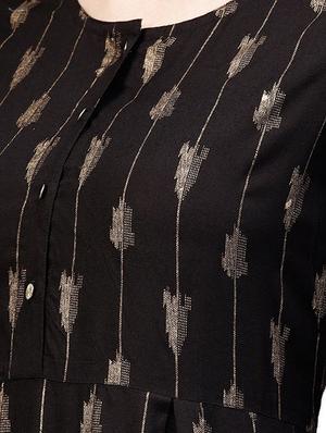 ikat print a-line kurta - 15576815 - Standard Image - 4