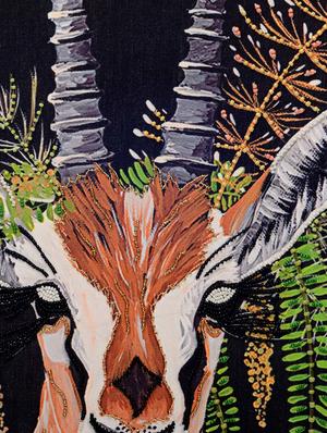 earthy deer wall art - 15577373 - Standard Image - 3