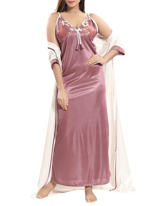 applique work sleeprobe and nighty set - 15577651 - Very Small Image - 1