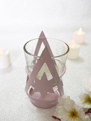 tea light cum candle holder - light pink - 15577925 - Standard Image - 2