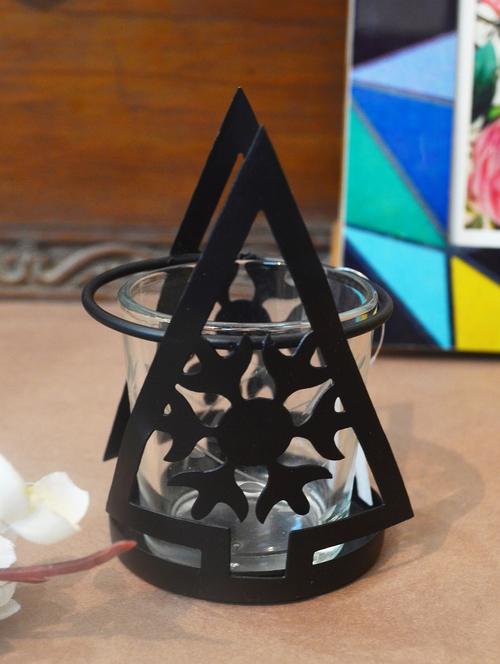 snowflake tea light cum candle holder - 15578049 - Very Small Image - 1