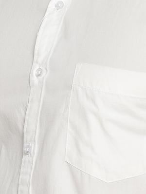 white solid casual shirt - 15578318 - Standard Image - 5