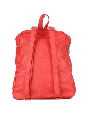red leatherette (pu) fashion backpack - 15578518 - Standard Image - 2