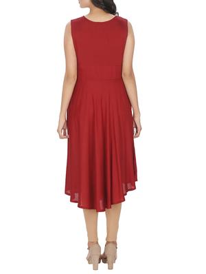 flared embroidered kurta - 15579123 - Standard Image - 3
