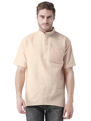 multi colored khadi short kurta (set of 2) - 15579322 - Standard Image - 2