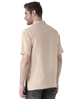 multi colored khadi short kurta (set of 2) - 15579322 - Standard Image - 4