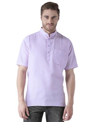 multi colored khadi short kurta (set of 2) - 15579322 - Standard Image - 5