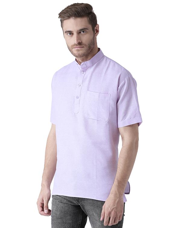 multi colored khadi short kurta (set of 2) - 15579322 - Zoom Image - 6