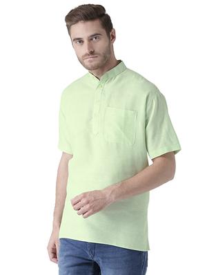 multi colored khadi short kurta (set of 2) - 15579643 - Standard Image - 6