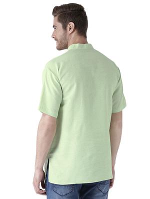 multi colored khadi short kurta (set of 2) - 15579643 - Standard Image - 7