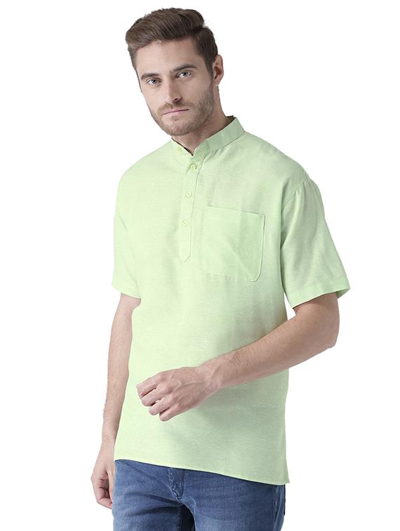 multi colored khadi short kurta (set of 2) - 15579643 - Zoom Image - 6