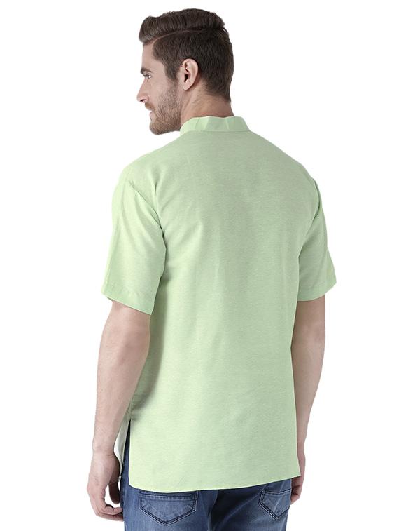 multi colored khadi short kurta (set of 2) - 15579643 - Zoom Image - 7