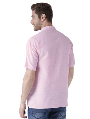 multi colored khadi short kurta (set of 2) - 15579647 - Standard Image - 7