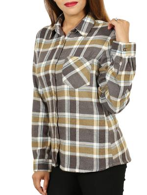 pocket patch checkered shirt - 15581392 - Standard Image - 2