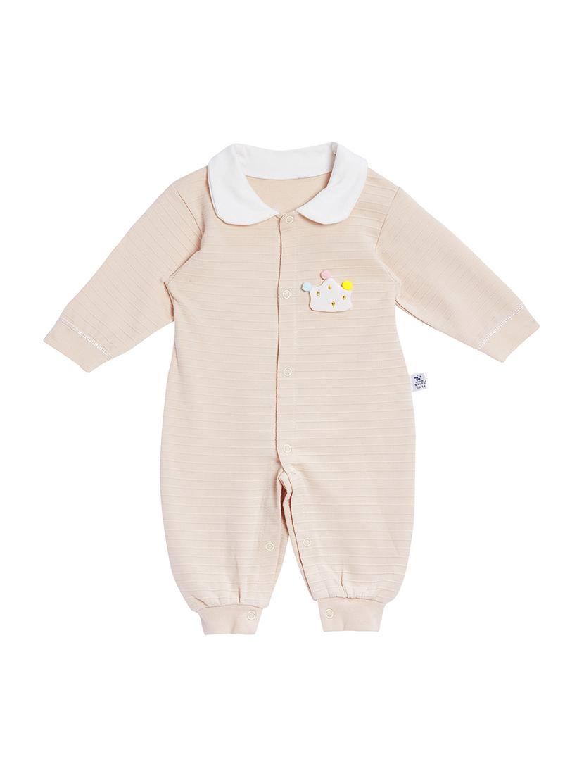 beige cotton romper - 15581470 - Zoom Image - 1
