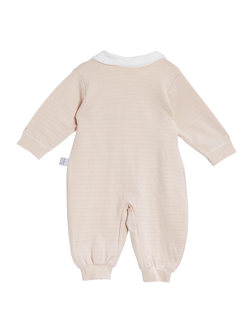 beige cotton romper - 15581470 - Zoom Image - 2