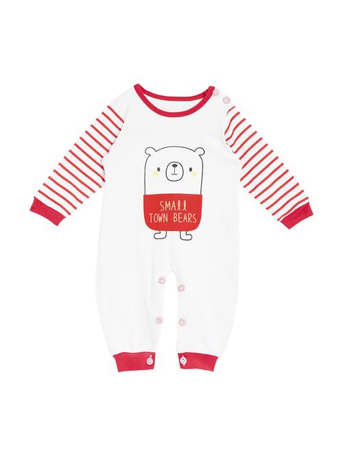 white cotton romper - 15581474 - Standard Image - 1