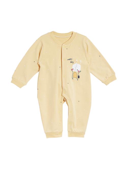 beige cotton romper - 15581480 - Standard Image - 1