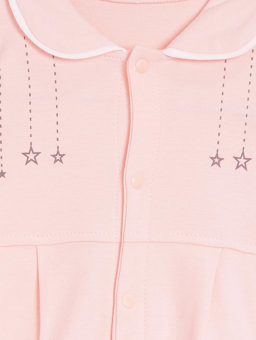 pink cotton romper - 15581486 - Zoom Image - 3