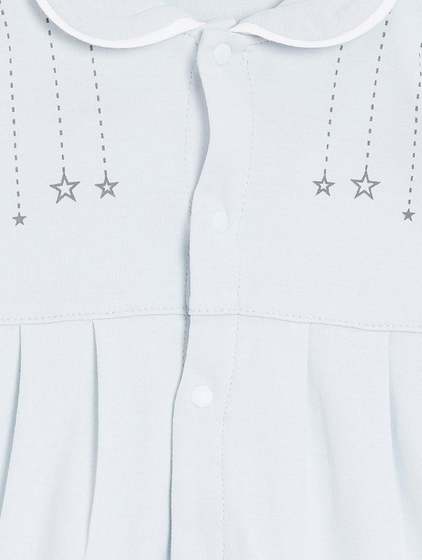 blue cotton romper - 15581487 - Zoom Image - 3