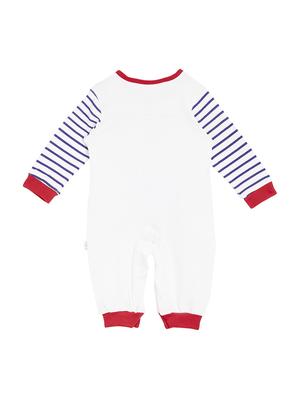 white cotton romper - 15581503 - Standard Image - 2