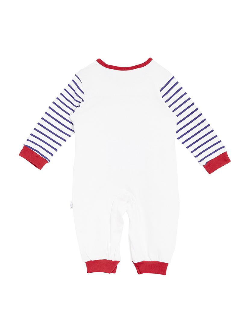 white cotton romper - 15581503 - Zoom Image - 2