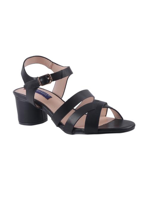 black back strap sandals - 15581797 - Standard Image - 1