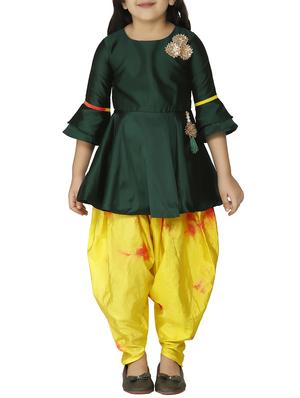 green silk blend suit set - 15581865 - Standard Image - 1