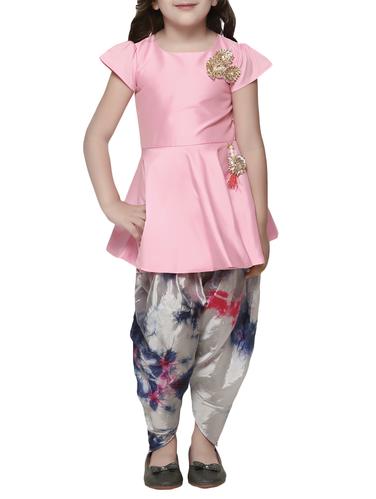 pink silk blend suit set - 15581870 - Very Small Image - 1