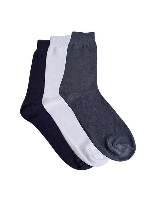 multi colored cotton above ankle length socks - 15582021 - Very Small Image - 1